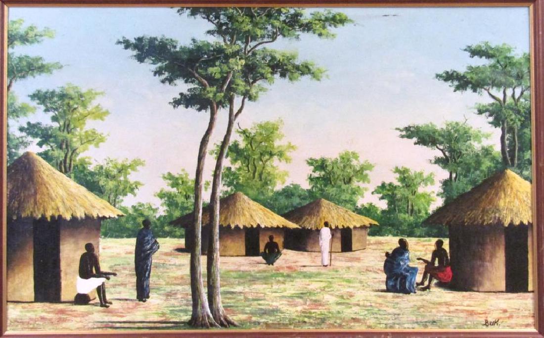 Signed Buk - Oil on Canvas (1 of 5)