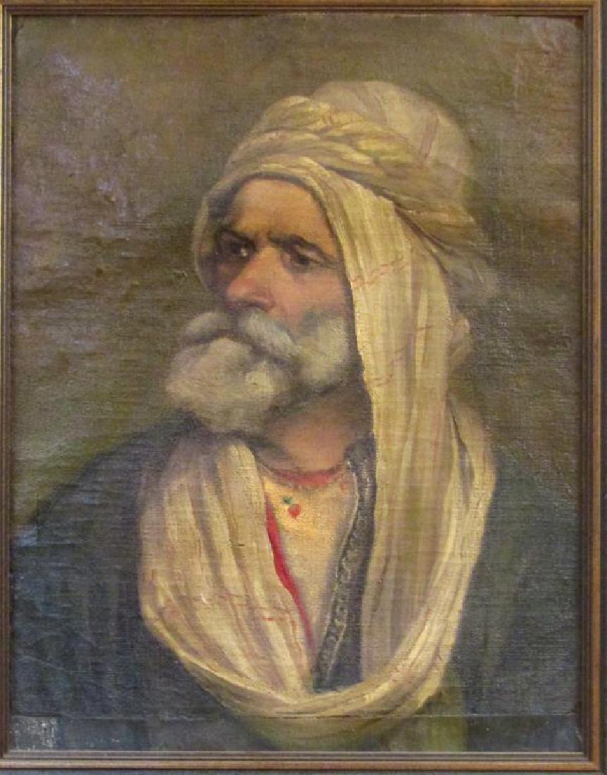 Unsigned - Oil on Canvas Mounted on Board (1 of 6)