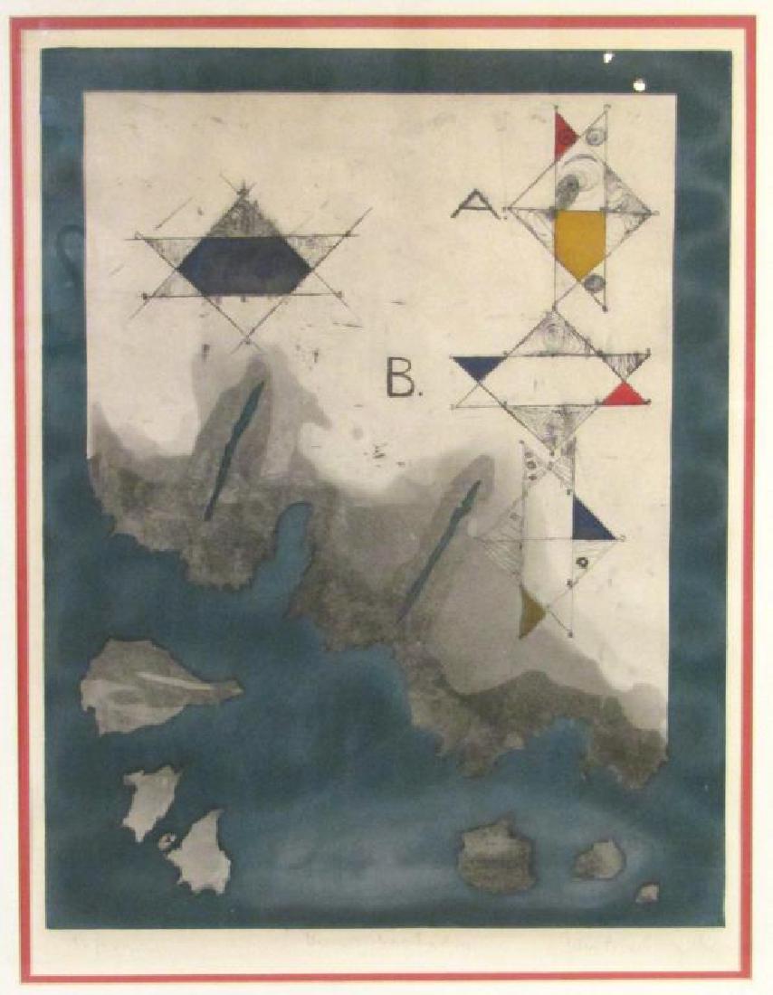 Signed Illegibly - Lithograph (1 of 7)