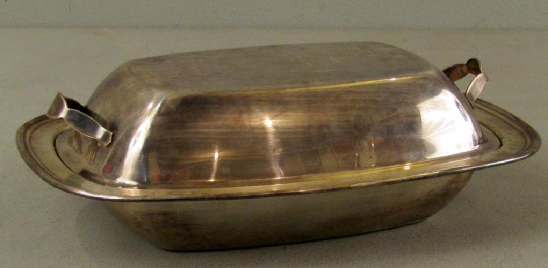 Silver Plated Covered Vegetable Dish (1 of 3)