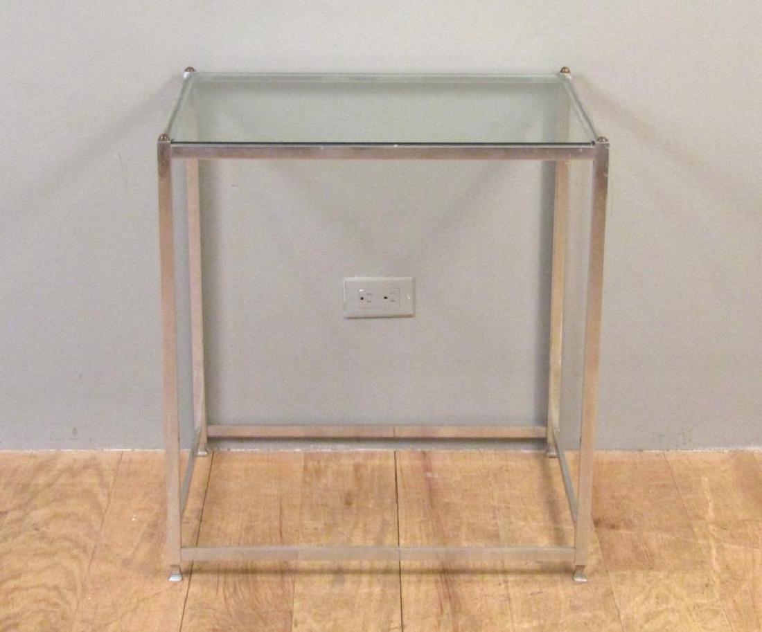 Mid Century John Vesey Chrome Table (1 of 4)