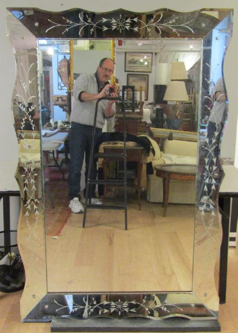 Mid Century / Art Deco Large Mirror (1 of 4)