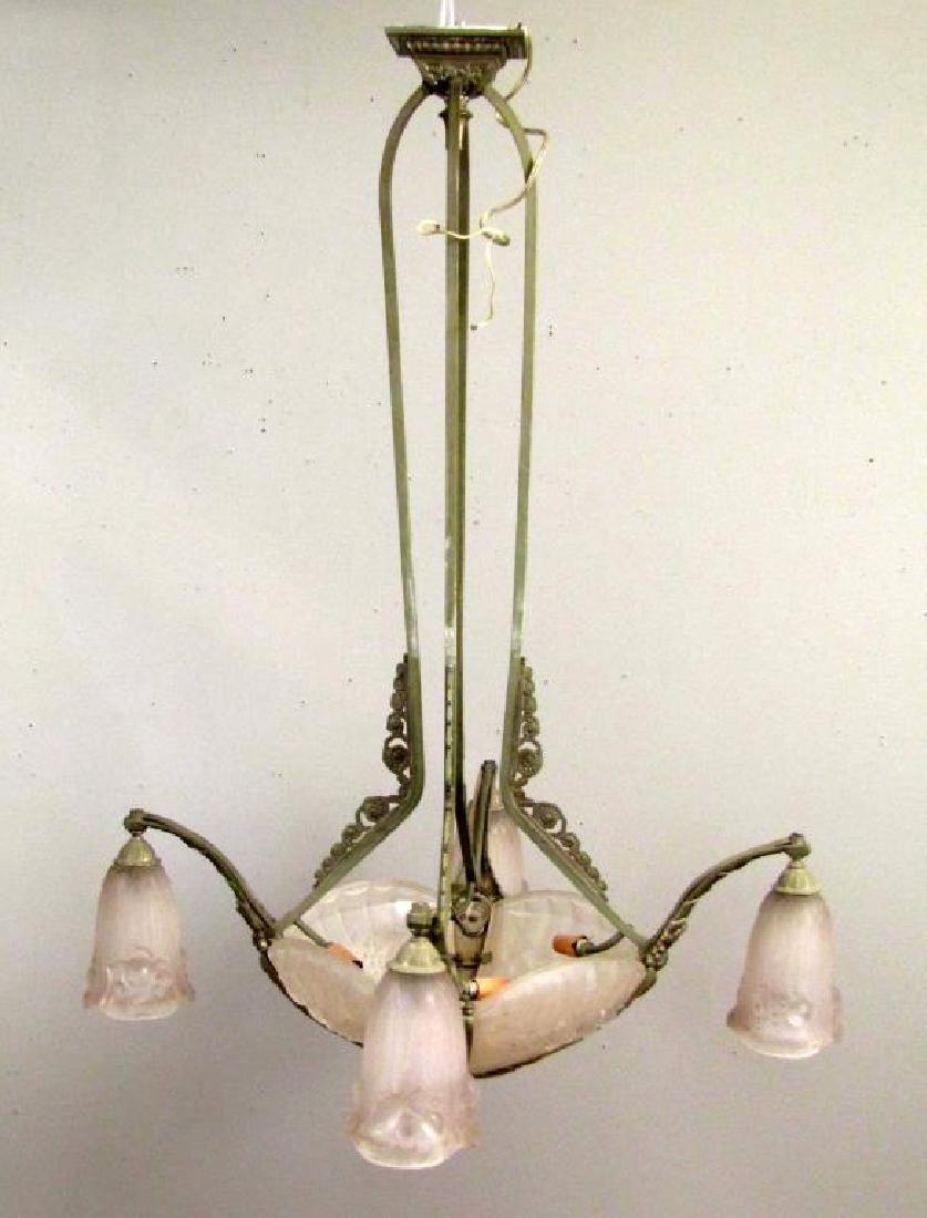 Art Deco Gilles 8 Light Chandelier (1 of 7)
