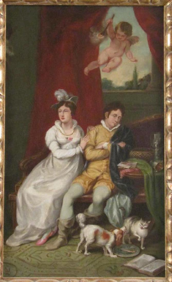 Unsigned - Antique Oil on Canvas (1 of 6)