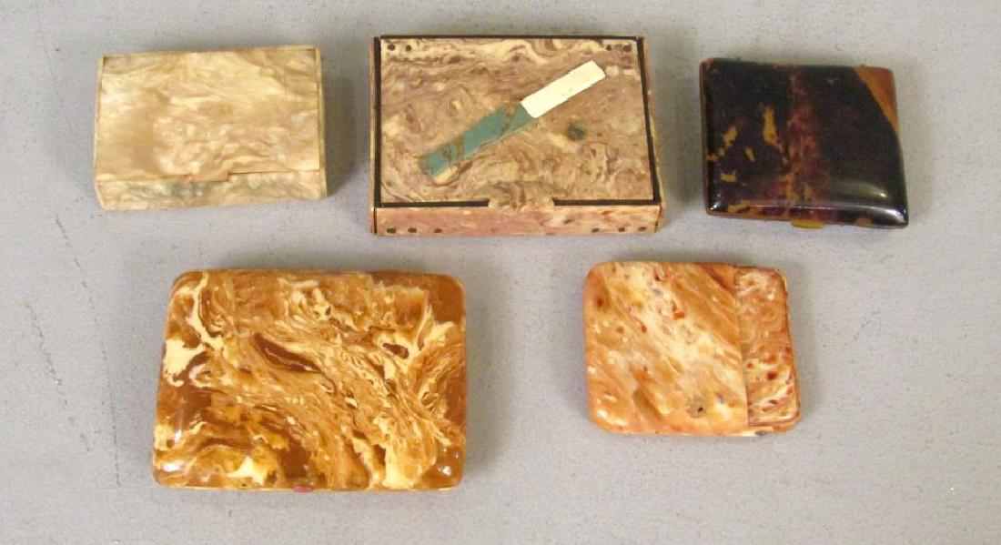 5  Faux Tortoiseshell Boxes / Cases (1 of 3)