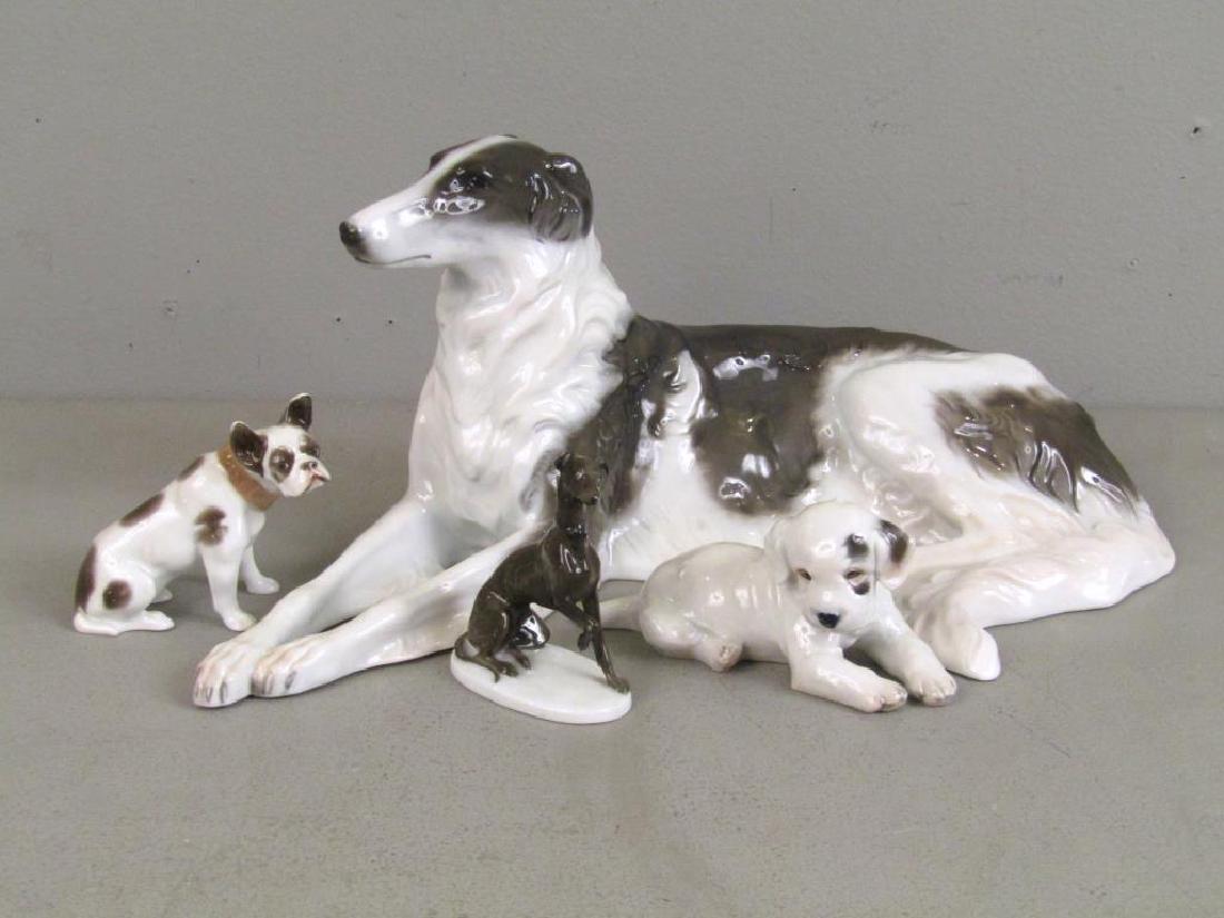 4 Rosenthal Porcelain Dogs (1 of 7)