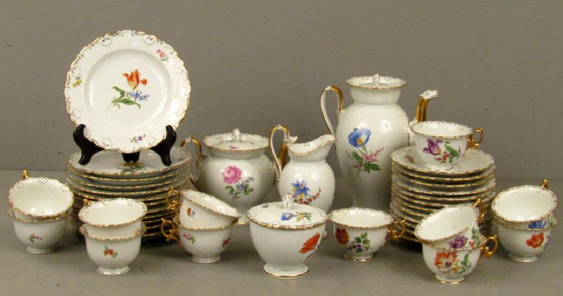 40 Piece Meissen Porcelain Dessert Set (1 of 13)