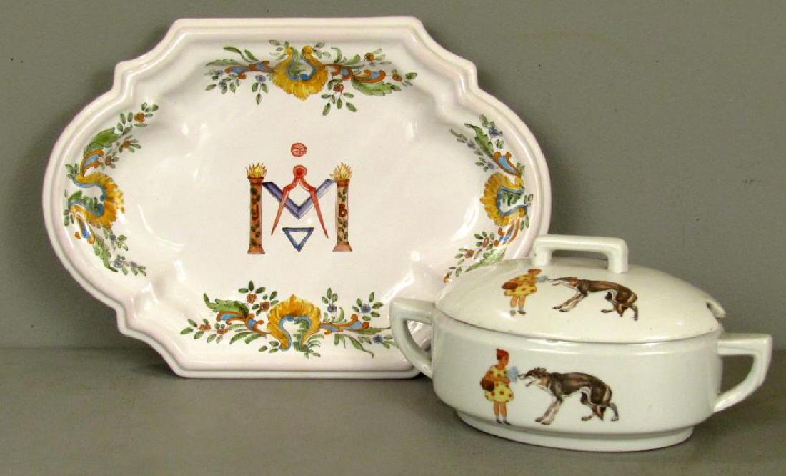 Two Russian Porcelain Serving Articles (1 of 6)