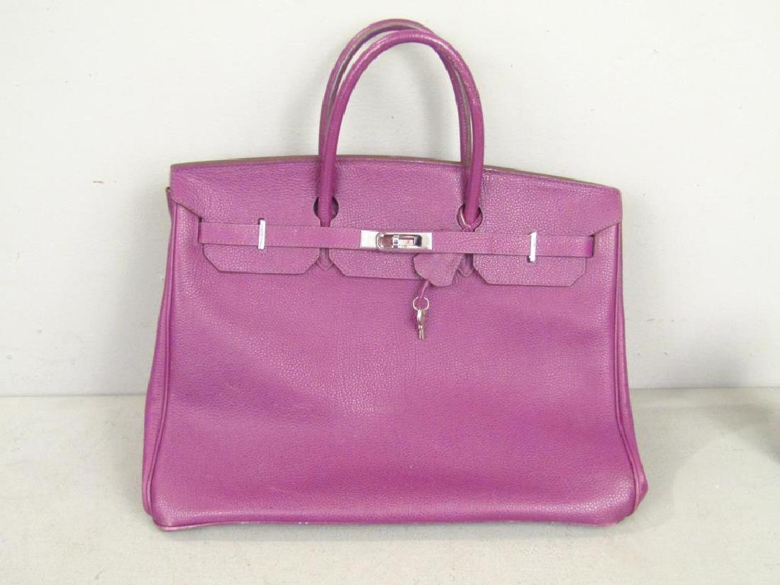 Hermes (?) Purple Leather Candy Bag (1 of 13)