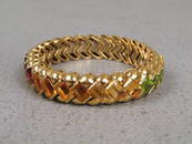 18K Gold & Natural Stone Bracelet