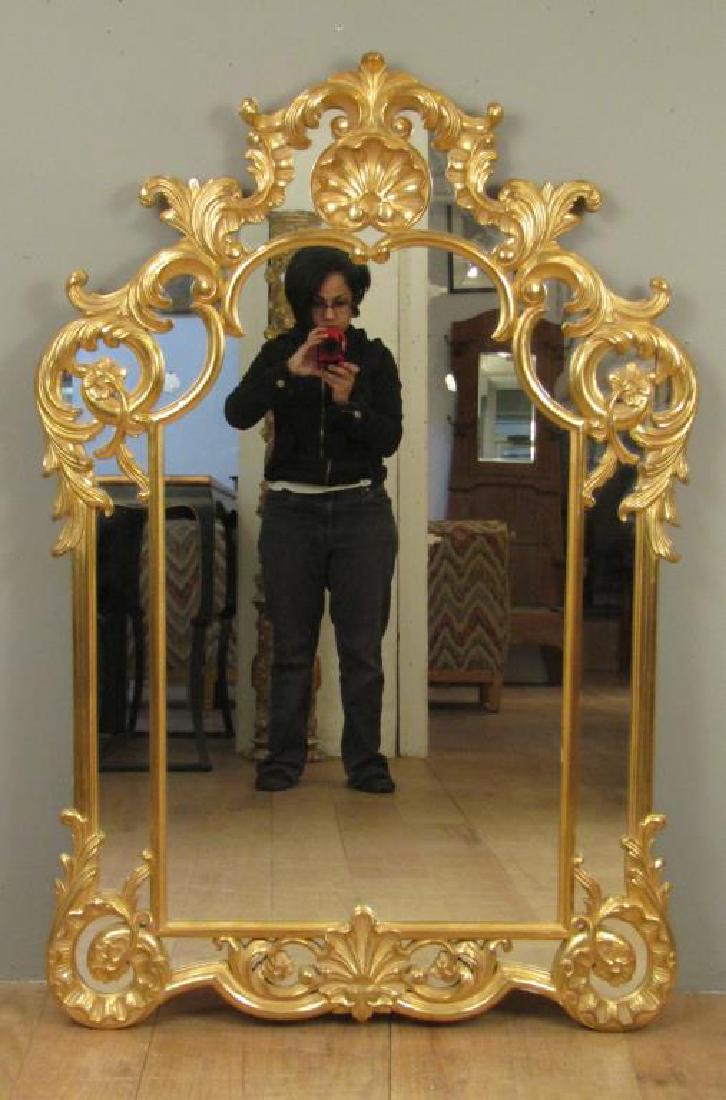 Georgian Style Gilt Carved Mirror (1 of 7)
