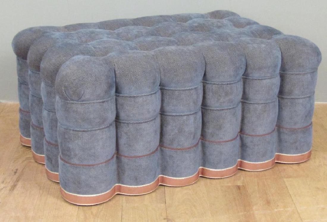 Nancy Corzine Tufted Shaped Ottoman (1 of 5)