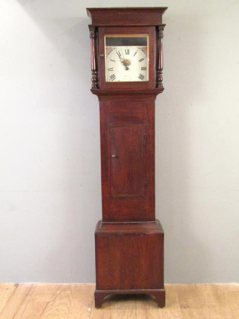 English Oak Tall Case Clock (As Is) (1 of 10)
