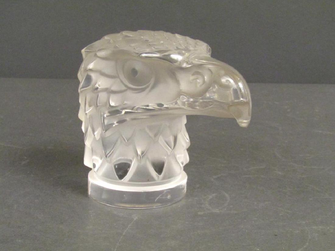 Lalique Eagle Head (as is) (1 of 4)