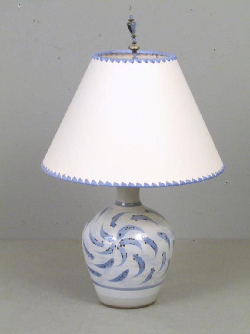 Chinese Blue and White Vase Lamp (1 of 5)