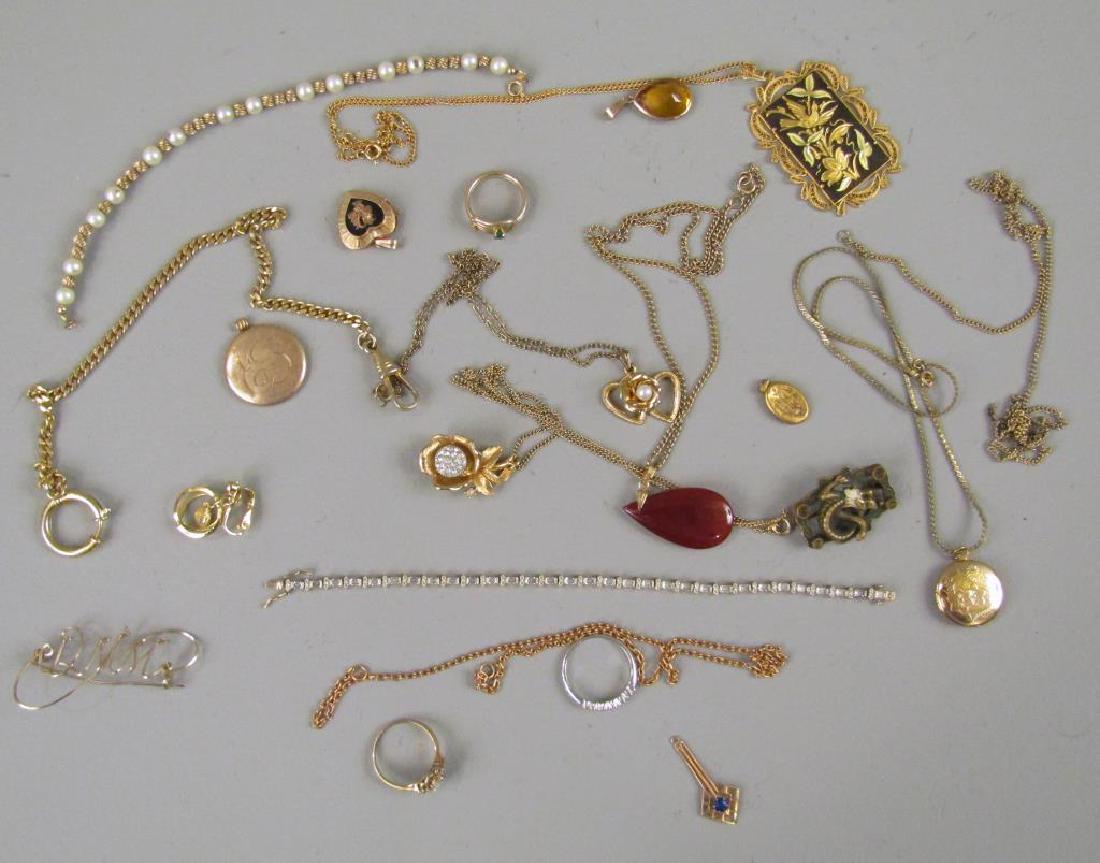Assorted Gold, Plated, Gold Tone Costume Jewelry (1 of 8)