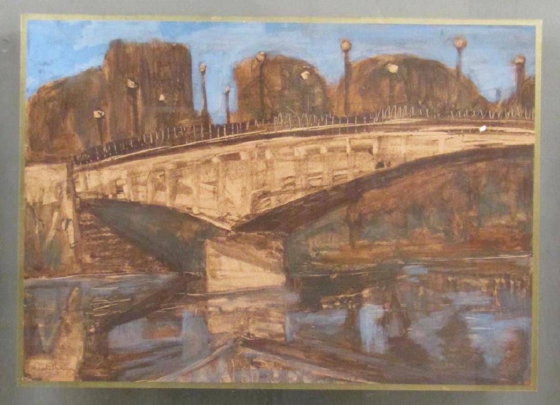 Antal Freres (Hungarian) - Watercolor on Paper (1 of 6)