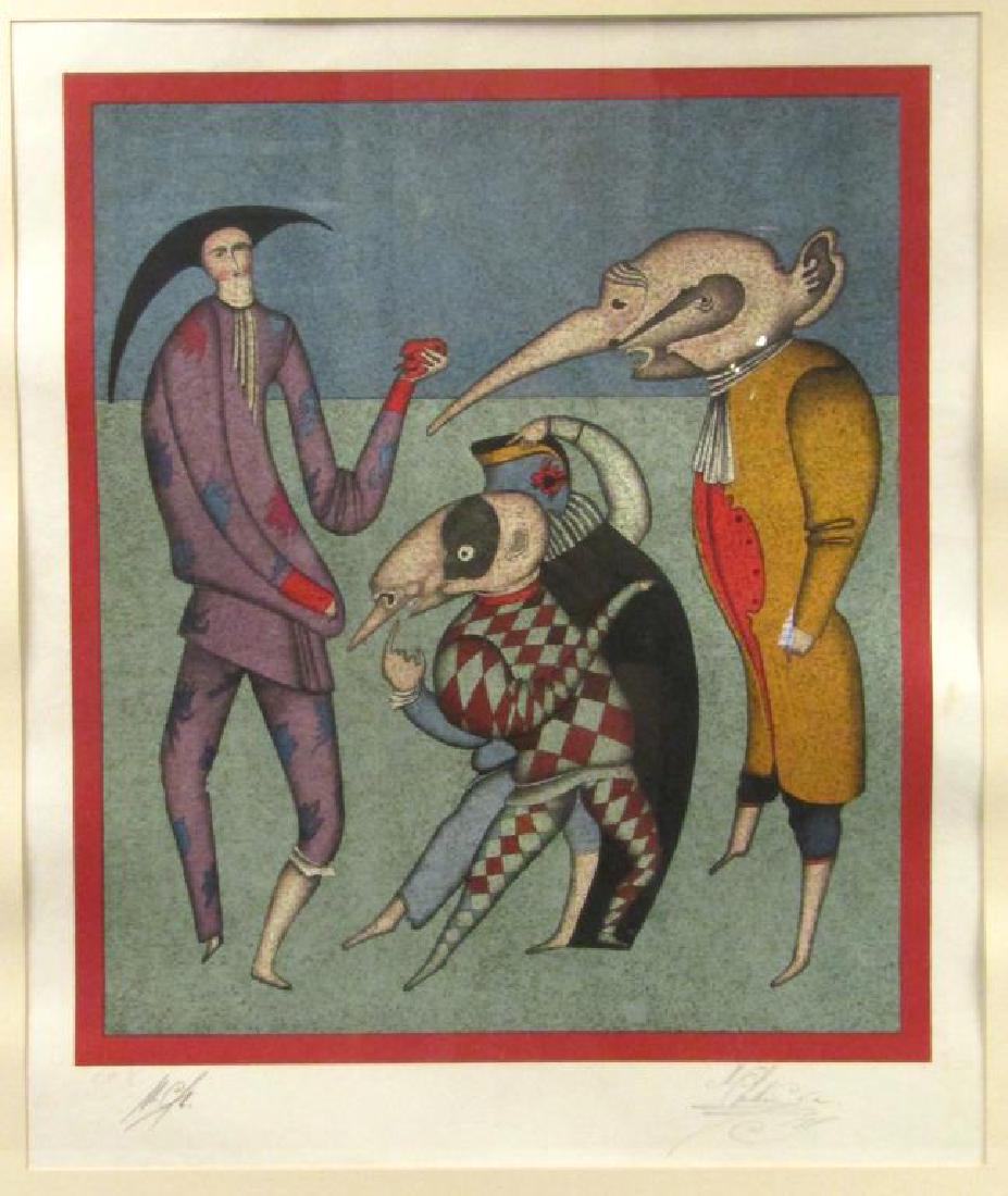 Mikhail Chemiakin (Russian, b. 1943) - Lithograph (1 of 5)