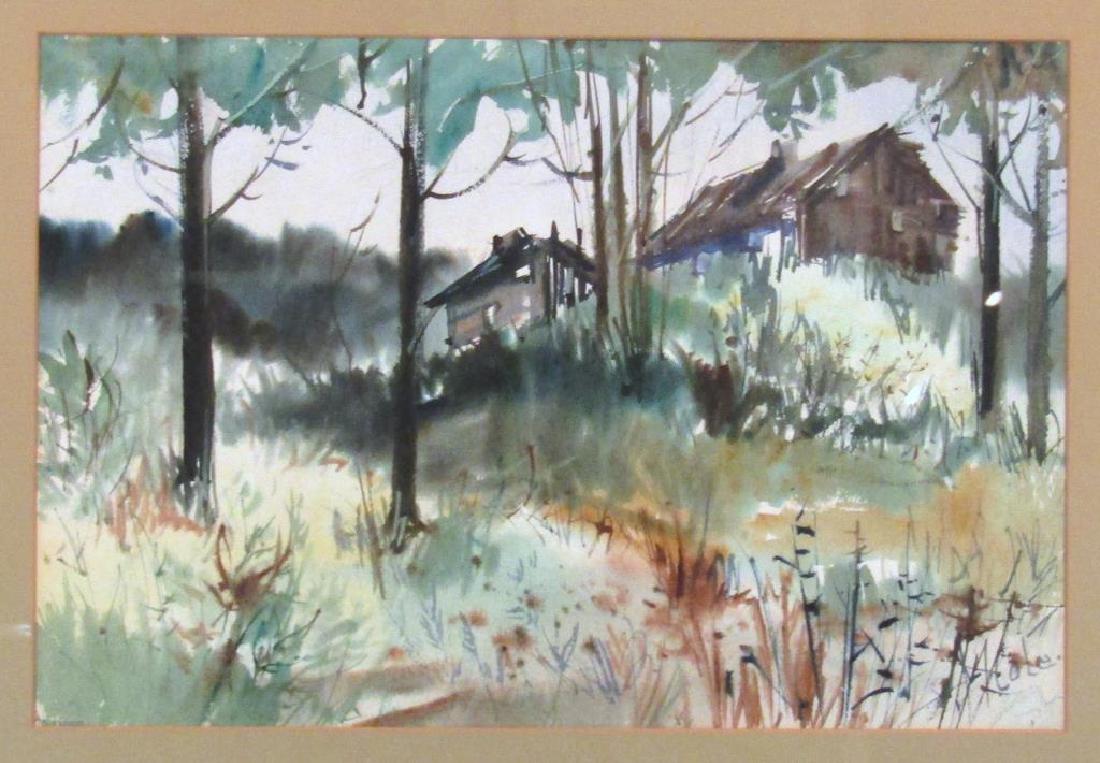 Signed Illegibly - Watercolor (1 of 5)