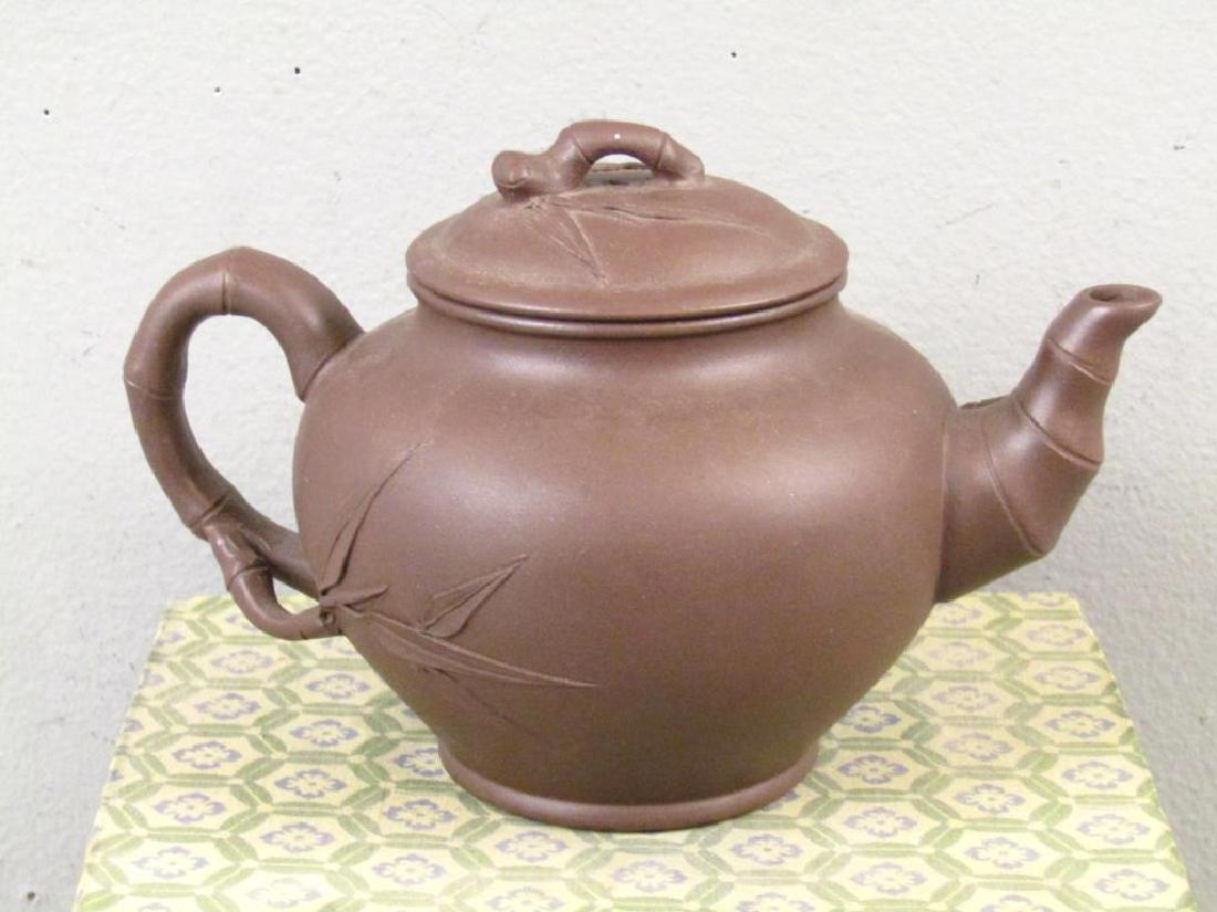 Chinese Ceramic Red Ceramic Teapot (1 of 6)