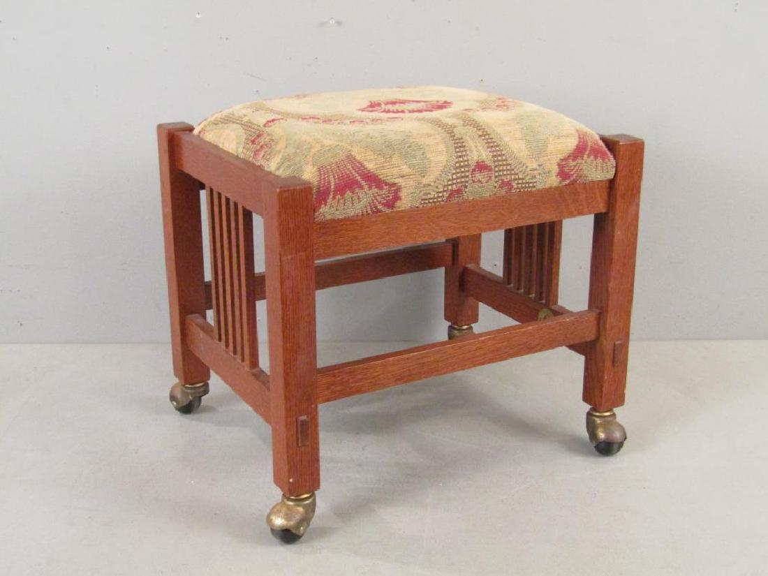 E. J. Audi Stickley Bench on Casters (1 of 4)