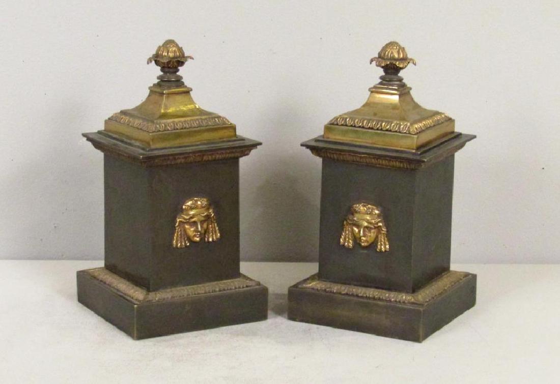 Pair Empire Style Plinths (1 of 6)