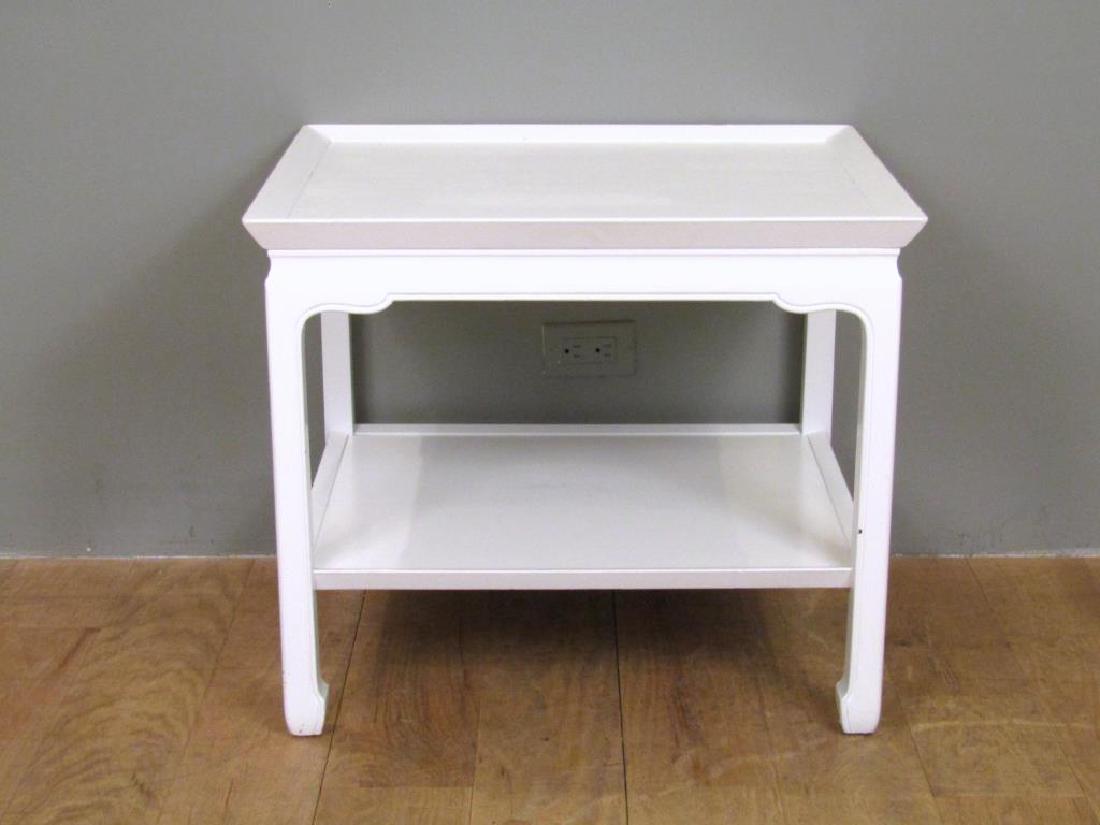 Chinese Style Two-Tier End Table (1 of 2)