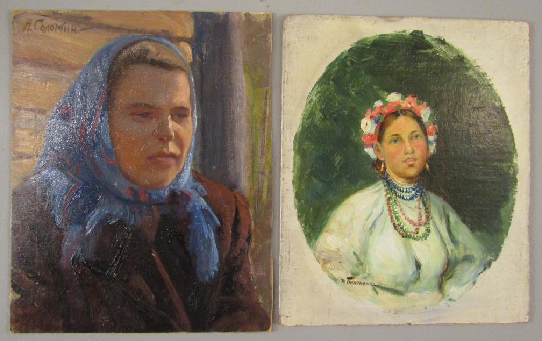 Signed Illegibly (Russian) - 2 Works (1 of 7)