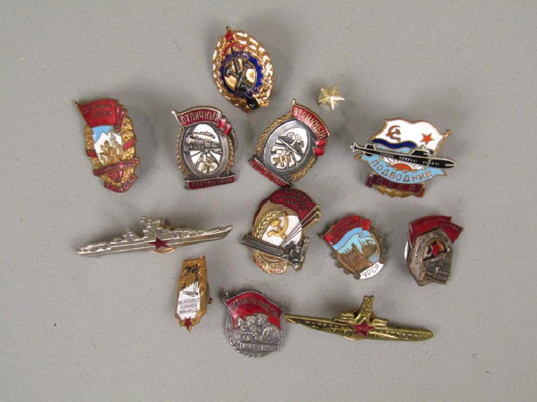 Assorted Soviet Enameled Pins (1 of 7)