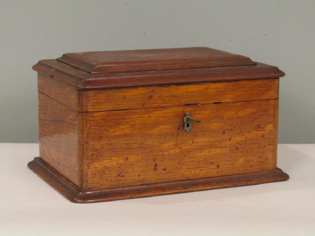 Antique Oak Box (1 of 4)