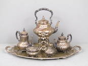 Sy and Wagner Silver Tea & Coffee Set