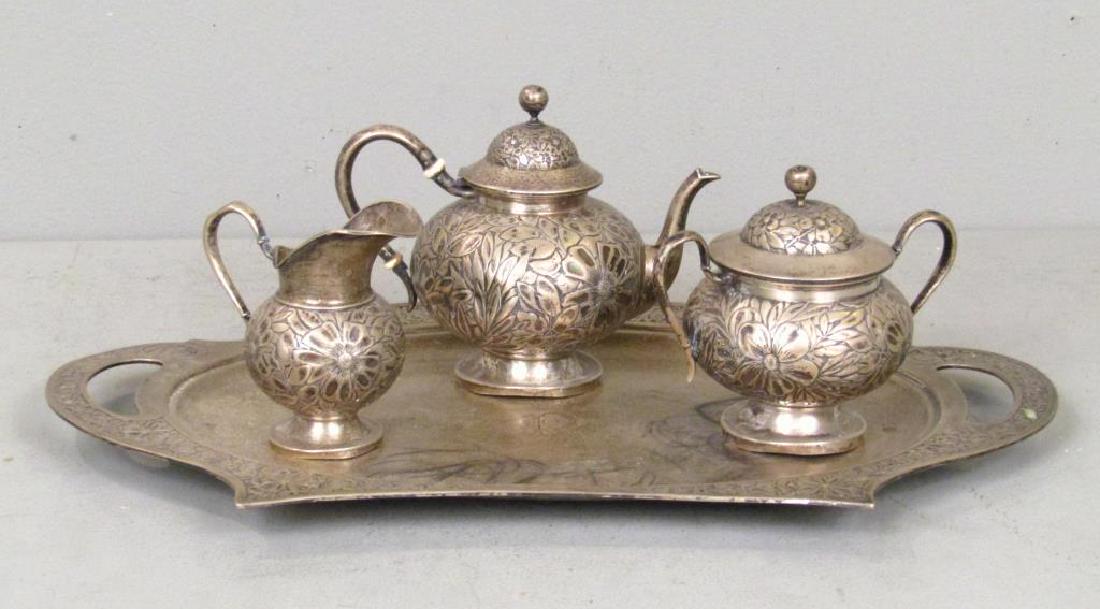 Continental Silver Tea Service Set (1 of 9)