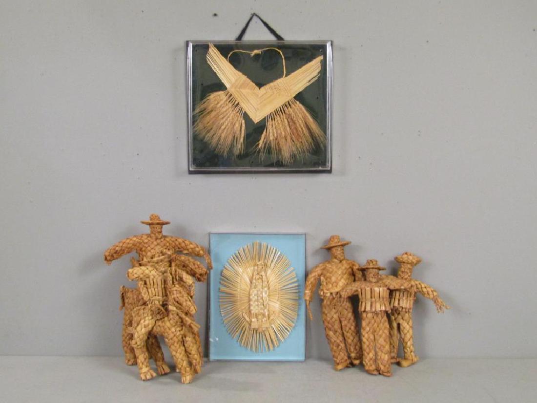 Assorted Mexican Woven Straw Articles (1 of 6)