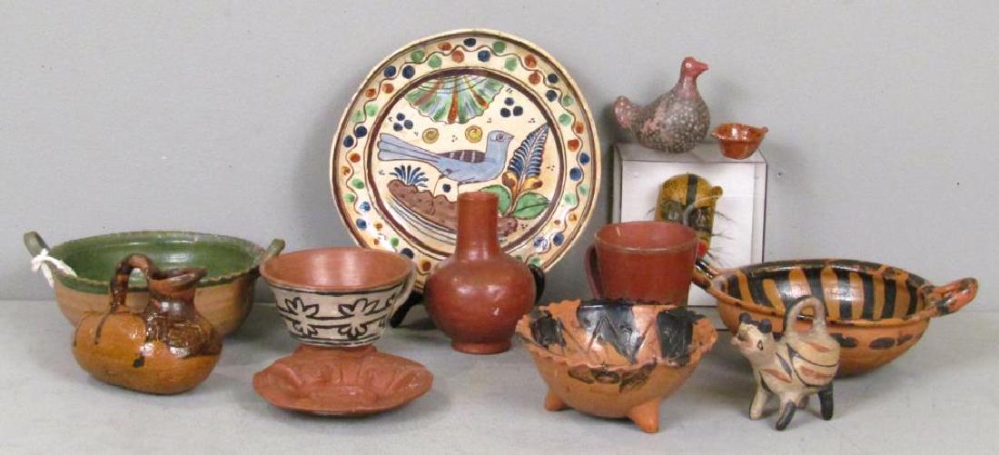 Assorted Mexican Pottery Articles (1 of 9)