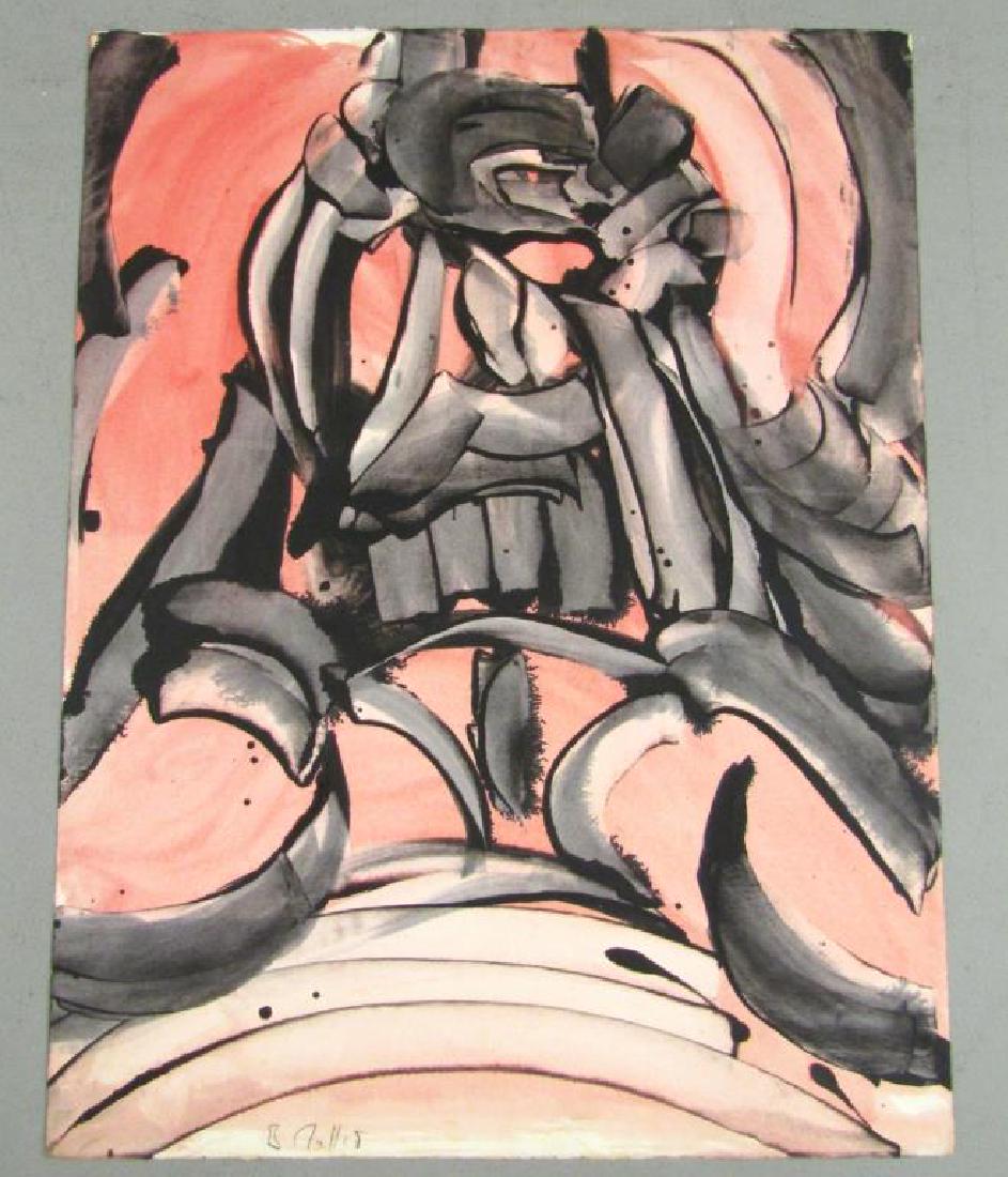 Signed Illegibly - Watercolor on Paper (1 of 3)