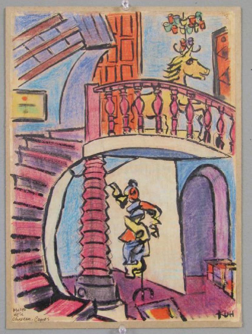 Howard Kuh (American, b. 1920) - Mixed Media (1 of 4)