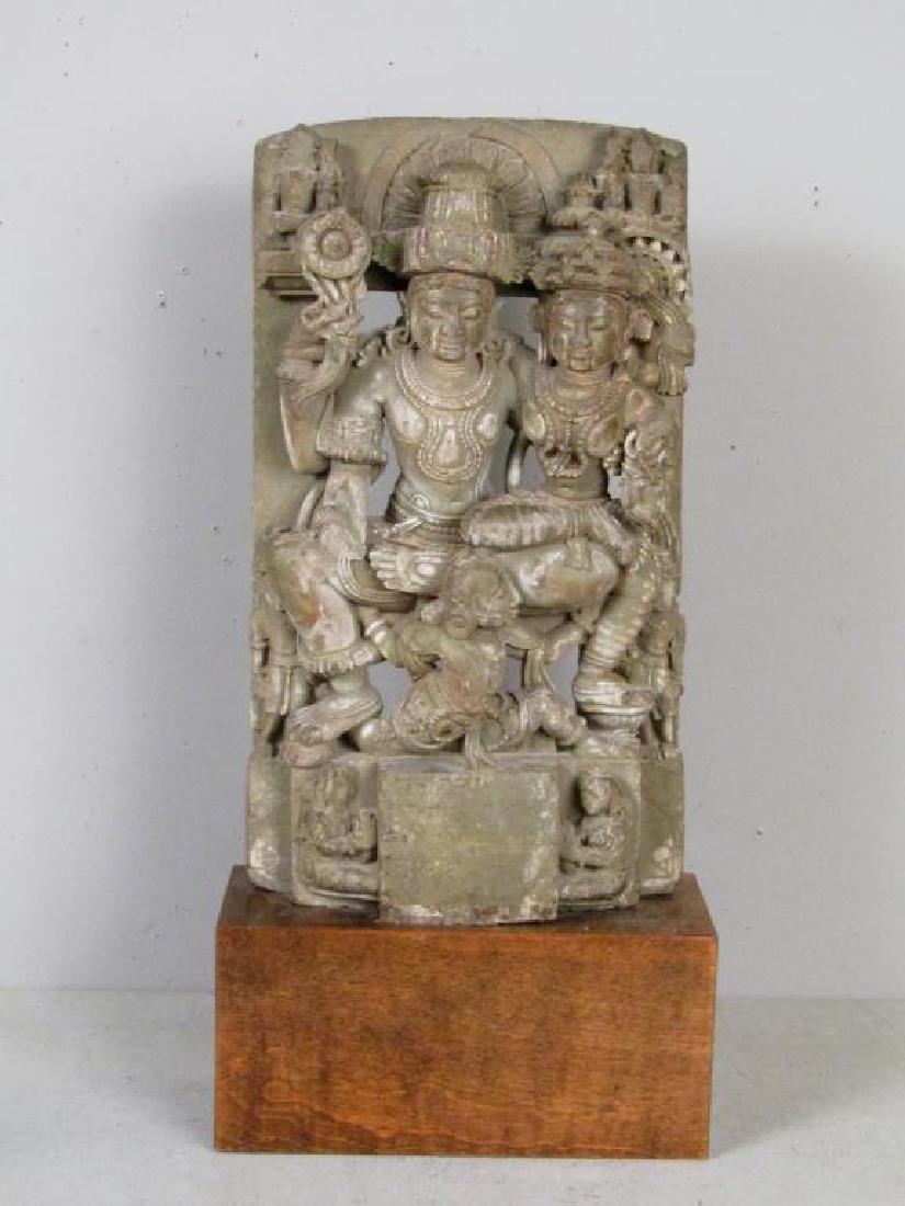 Indian Carved Stone Group *** (1 of 10)