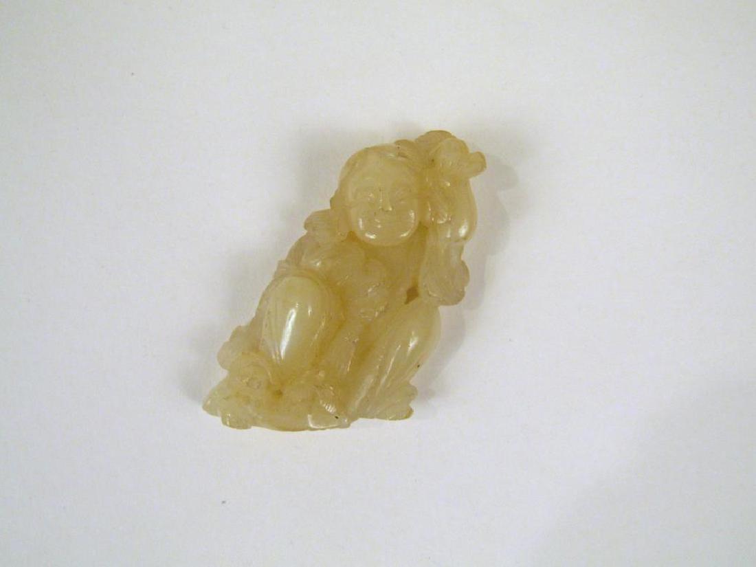 Chinese Carved Jade Figural Toggle (1 of 6)