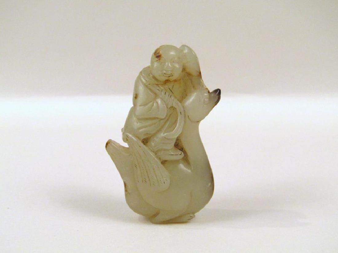 Chinese Carved Jade Figural Toggle (1 of 8)