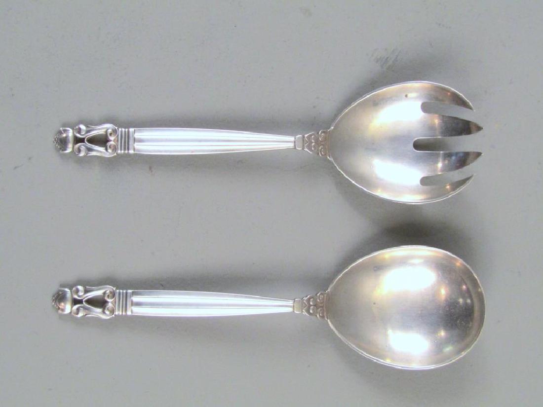Set of 2 Danish Georg Jensen Serving Articles (1 of 5)