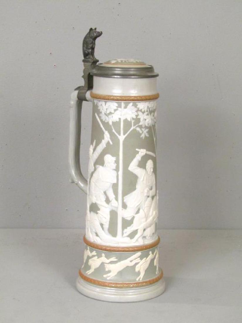 German Mettlach Porcelain Stein (1 of 10)