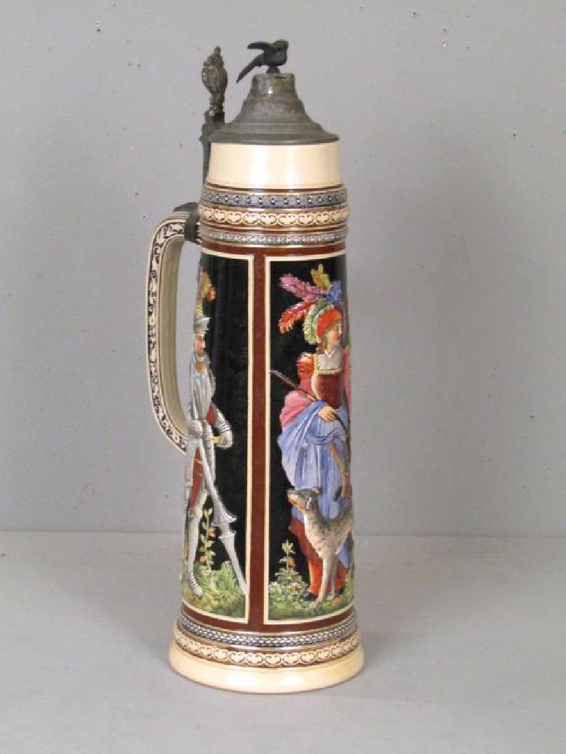 German Glazed Ceramic Stein (1 of 7)