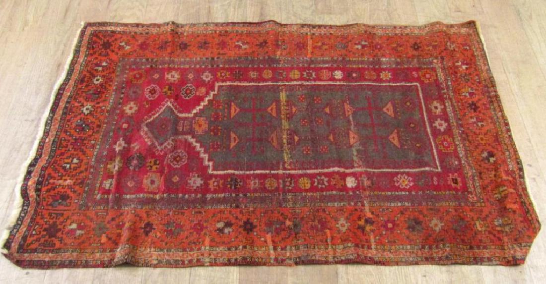 Oriental Prayer Rug - 3' 8" X 5' 9" (1 of 5)
