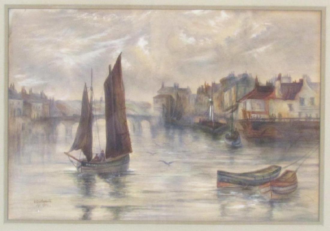 Signed E. Outhwaite - Mixed Media (1 of 6)