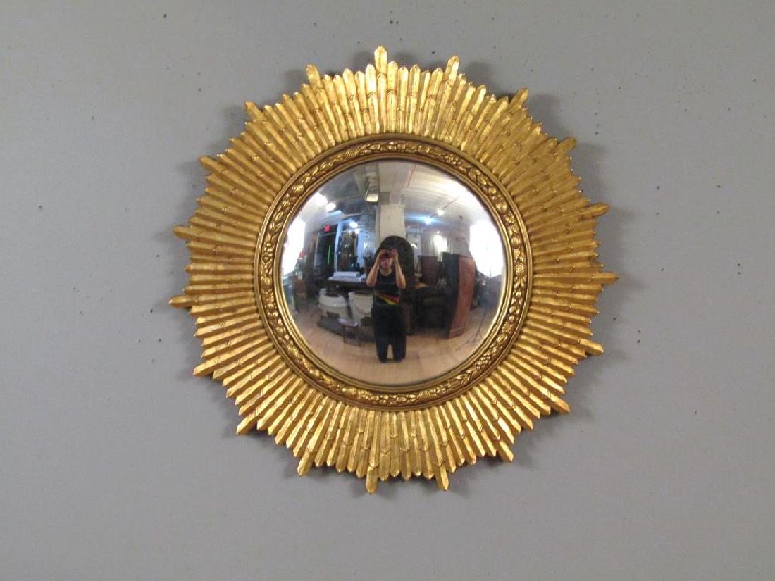 Mid Century Gilt Sunburst Mirror (1 of 5)