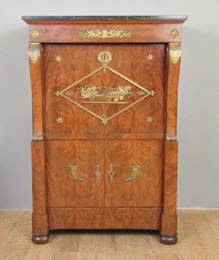 Antique French Empire Secretaire-a-Abatante