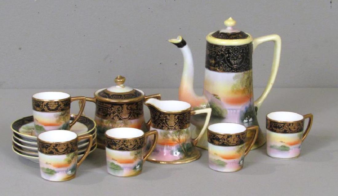 13 Piece Porcelain Nippon Demitasse Set (1 of 6)