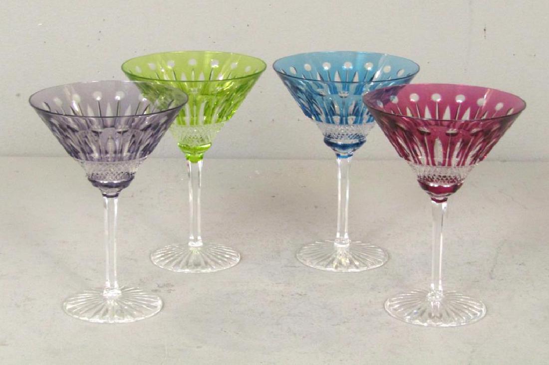 Set 4 St. Louis Crystal Martini Glasses (1 of 4)