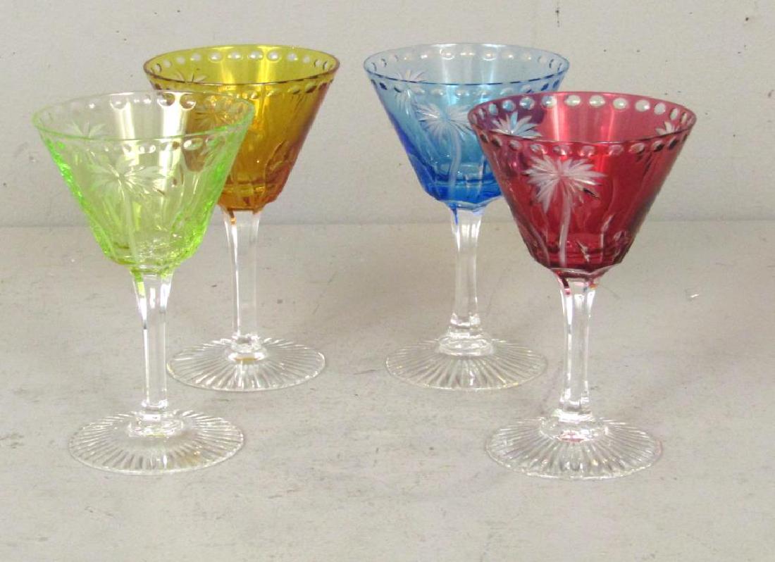 Set 4 William Yeoward Crystal Martini Glasses (1 of 3)