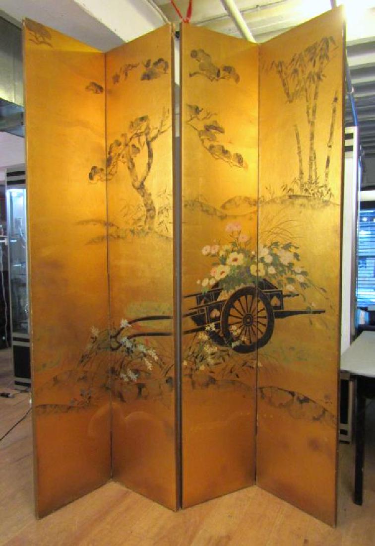 Pair of 2 Panel Japanese Screens (1 of 7)